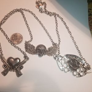 RockRebel HotTopic necklace lot